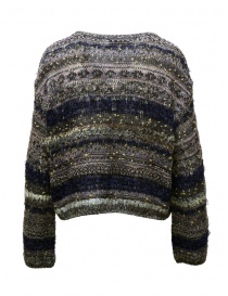 M.& Kyoko black grey and gold multicolored pullover price