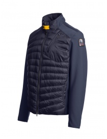 Parajumpers Jayden blue down jacket with fleece sleeves