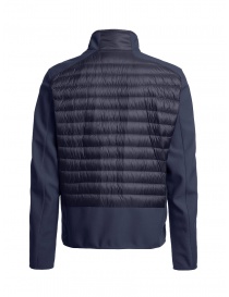 Parajumpers Jayden blue down jacket with fleece sleeves Parajumpers Jayden blue down jacket with fleece sleeves price