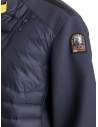 Parajumpers Jayden blue down jacket with fleece sleeves PMHYWU01 JAYDEN NAVY 0316 buy online