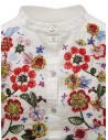 M.& Kyoko white blouse with embroidered colorful flowers shop online womens shirts