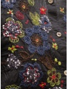 M.& Kyoko black blouse with colorful embroidered flowers shop online womens shirts