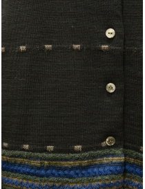M.& Kyoko black wool crew-neck cardigan with floral details womens cardigans M.& Kyoko black wool crew-neck cardigan with floral details womens cardigans buy online