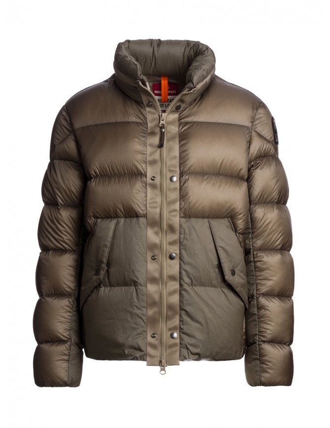 Parajumpers Golburn brown short down jacket PMPUMU01 GOLBURN SLATE 0128 Parajumpers Golburn brown short down jacket PMPUMU01 GOLBURN SLATE 0128 mens jackets online shopping