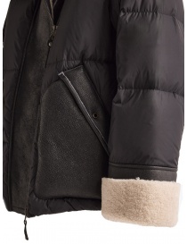 Parajumpers Chyna piumino nero con colletto in pelliccia bianca Parajumpers Chyna piumino nero con colletto in pelliccia bianca acquista online prezzo
