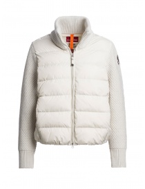 Parajumpers Moonie 2.0 piumino bianca con maniche in lana online