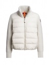 Parajumpers Moonie 2.0 piumino bianca con maniche in lana acquista online PWHYHS35 MOONIE 2.0 CHALK W.