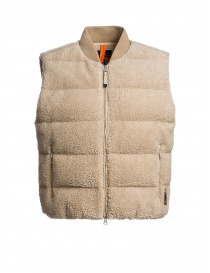 Parajumpers Simaw beige padded teddy gilet online