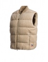 Parajumpers Simaw beige padded teddy gilet shop online womens vests