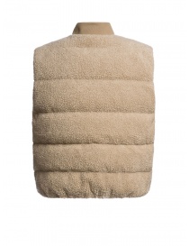 Parajumpers Simaw beige padded teddy gilet Parajumpers Simaw beige padded teddy gilet price