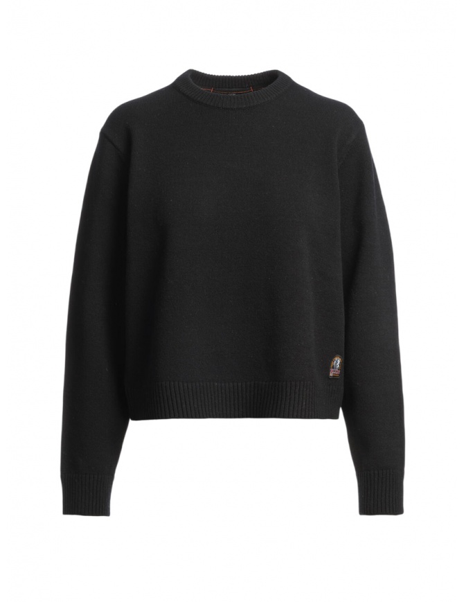 Parajumpers Ortisei black wool pullover PWKNLW32 ORTISEI BLK 0541 Parajumpers Ortisei black wool pullover PWKNLW32 ORTISEI BLK 0541 women s knitwear online shopping
