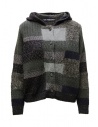 M.&Kyoko black and grey hooded button-front cardigan buy online BFA01431WA BLACK 81