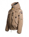 Parajumpers Gobi Light beige multi-pocket hooded bomber jacket PMJKMG01 GOBI LIGHT CAPP. 0509 buy online