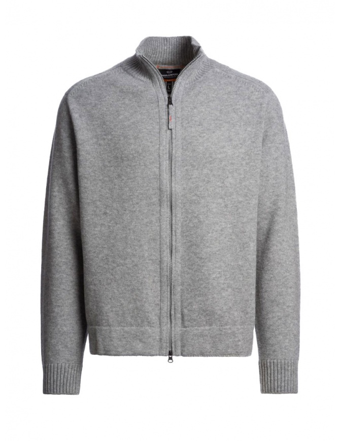 Parajumpers Levico cardigan grigio con cerniera PMKNLW03 LEVICO GREY MEL. 0608 Parajumpers Levico cardigan grigio con cerniera PMKNLW03 LEVICO GREY MEL. 0608 maglieria uomo online shopping