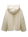 Ma'ry'ya milky-white wool hooded cape shop online women s knitwear