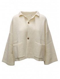 Womens suit jackets online: Ma'ry'ya milk-white wool jacket