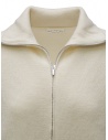 Ma'ry'ya cardigan con cerniera in lana bianco latte YTK076 E1 WHITE prezzo