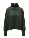 Ma'ry'ya forest green wool and cashmere turtleneck sweater buy online YTK041 C13 GREEN
