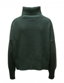 Ma'ry'ya forest green wool and cashmere turtleneck sweater