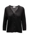 Ma'ry'ya cardigan nero in cashmere e cammello acquista online YTK024 D6 BLACK