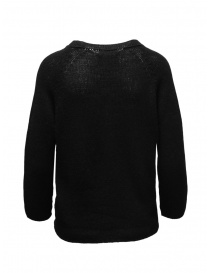 Ma'ry'ya cardigan nero in cashmere e cammello