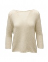 Ma'ry'ya maglia in cashmere e cammello bianco naturale acquista online YTK021 D1 WHITE