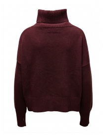 Ma'ry'ya bordeaux wool and cashmere turtleneck sweater