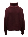 Ma'ry'ya bordeaux wool and cashmere turtleneck sweater shop online women s knitwear