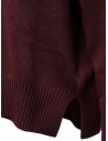 Ma'ry'ya pullover a collo alto in lana e cashmere rosso bordeaux YTK041 C11 BORDEAUX prezzo