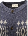 Ma'ry'ya gilet in lana jacquard blu navy e grigio YTK102 H65 NAVY/GREY prezzo
