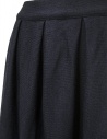 Ma'ry'ya midi skirt in navy blue wool YTK060 E11 NAVY price