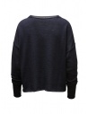 Ma'ry'ya boxy sweater in navy blue wool shop online women s knitwear