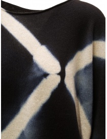 Suzusan black cashmere pullover with beige print Suzusan black cashmere pullover with beige print price