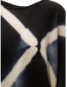 Suzusan pullover in cashmere nero stampa beige 3087K 525 1003 BLACK-SAND prezzo