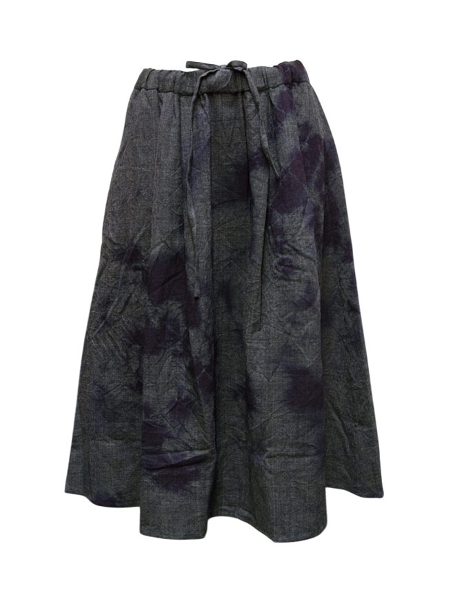 Suzusan gonna a pieghe Principe di Galles grigia e viola 6026W 010 7111 D.PURPLE-GREY Suzusan gonna a pieghe Principe di Galles grigia e viola 6026W 010 7111 D.PURPLE-GREY gonne donna online shopping