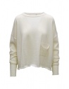 Ma'ry'ya milky white wool boxy sweater buy online YTK069 E1 WHITE