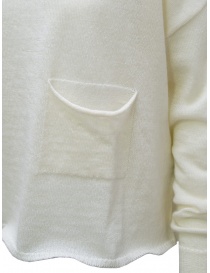 Ma'ry'ya maglia boxy in lana bianco latte prezzo