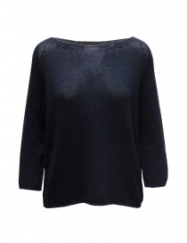 Ma'ry'ya maglia in cashmere e cammello blu online