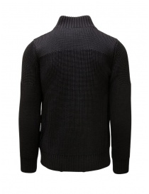 S.N.S. Herning cardigan con cerniera e collo alto nero