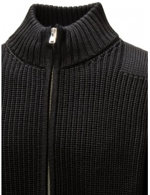 S.N.S. Herning black high-neck zip-up cardigan S.N.S. Herning black high-neck zip-up cardigan price