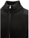 S.N.S. Herning cardigan con cerniera e collo alto nero 943-26L U1021 BLK VOID prezzo