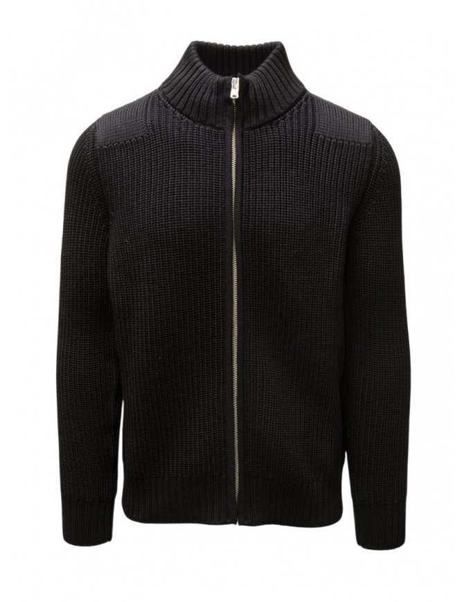 S.N.S. Herning black high-neck zip-up cardigan 943-26L U1021 BLK VOID S.N.S. Herning black high-neck zip-up cardigan 943-26L U1021 BLK VOID mens cardigans online shopping