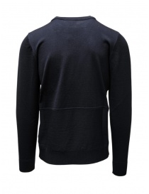 S.N.S HERNING pullover in lana merino blu navy