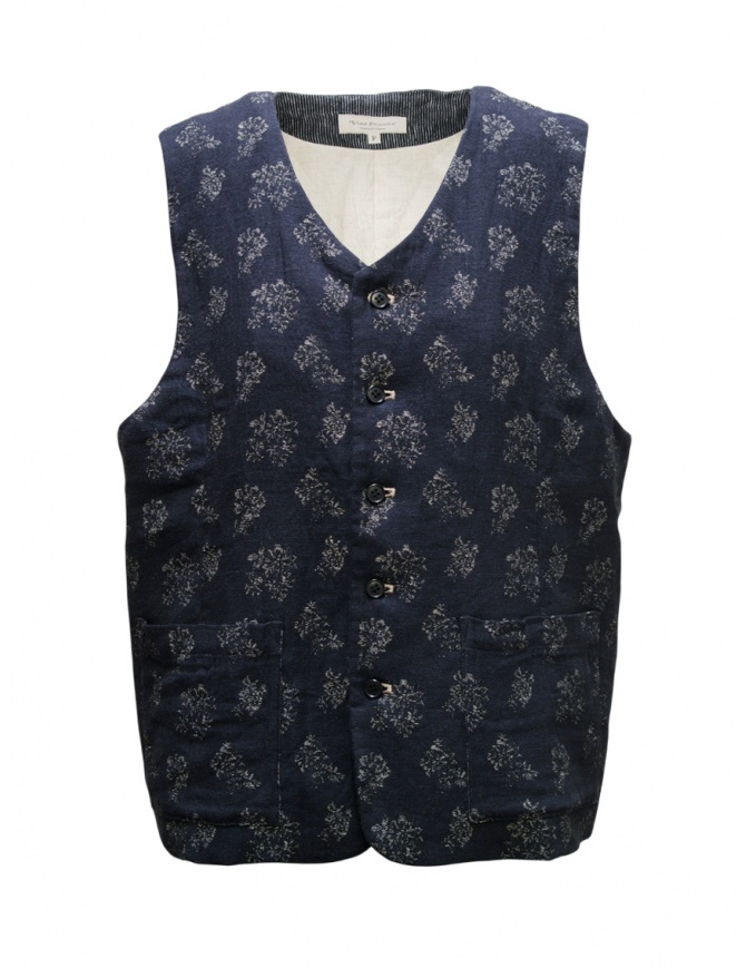 Vlas Blomme gilet blu fantasia 13304106 69 NAVY Vlas Blomme gilet blu fantasia 13304106 69 NAVY gilet donna online shopping