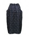 Vlas Blomme blue skirt with grey floral print 13518106 69 NAVY price