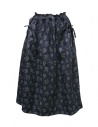 Vlas Blomme blue skirt with grey floral print 13518106 69 NAVY buy online