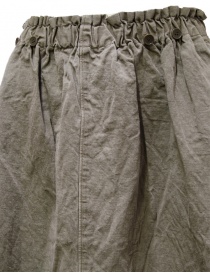 Vlas Blomme olive gray long skirt price