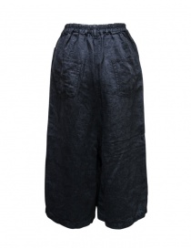 Vlas Blomme pantaloni ampi in denim di lino neri 13515096 00 BLACK Vlas Blomme pantaloni ampi in denim di lino neri 13515096 00 BLACK