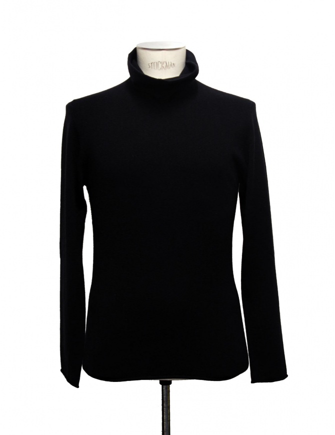 Maglia nera Label Under Construction collo alto 22YMSW54 WA11 RG 22/8 maglieria uomo online shopping