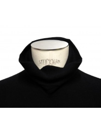 Maglia nera Label Under Construction collo alto prezzo
